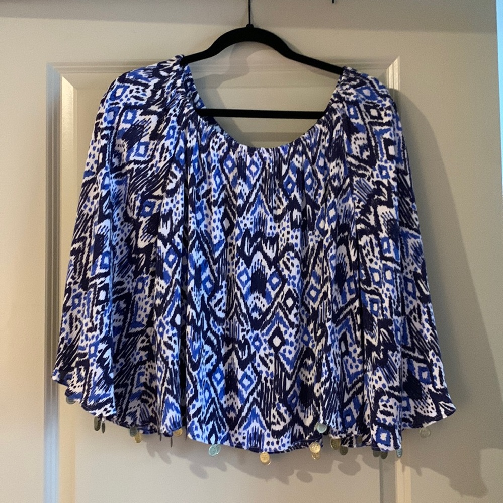 Lilly Pulitzer off the shoulder top XS
